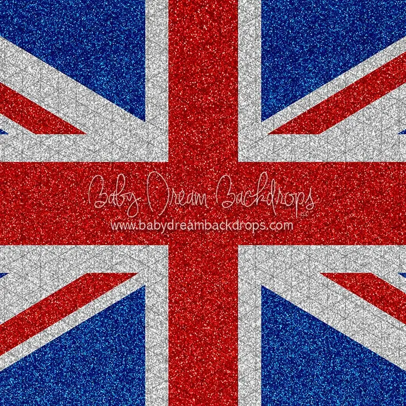 X Drop British Flag Glitz 1