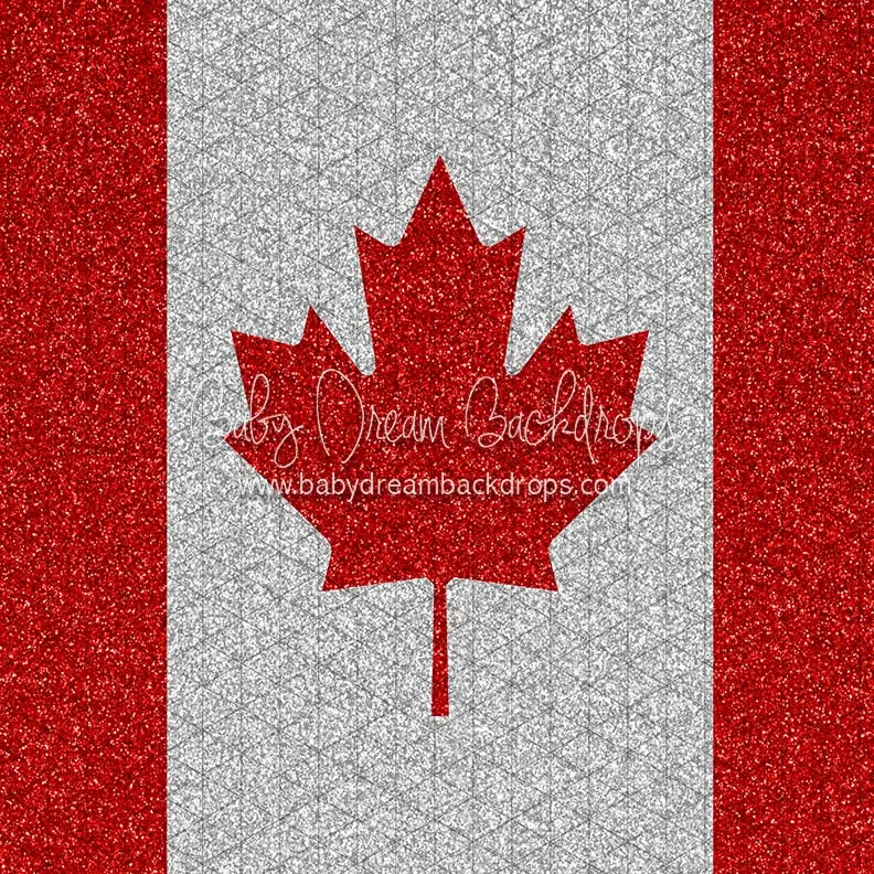 X Drop Canada Flag Glitz 1