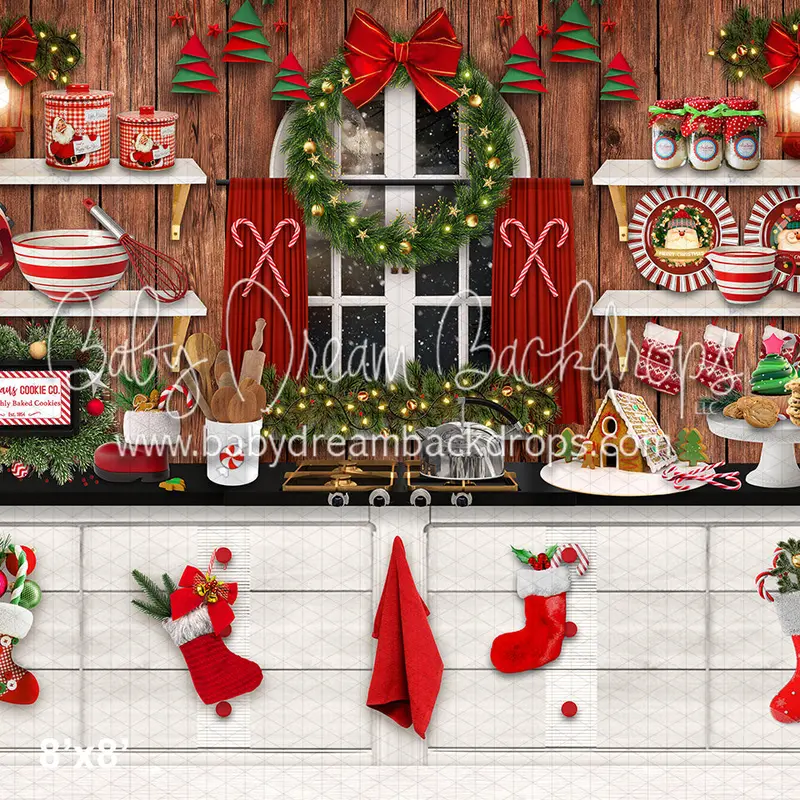 X Drop Candy Cane Kitchen Ym 1