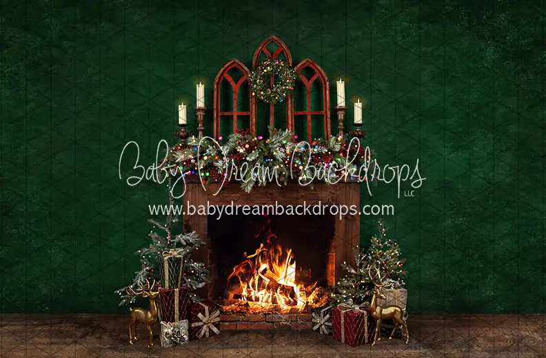 X Drop Christmas At Home Fireplace Colors Ja 1