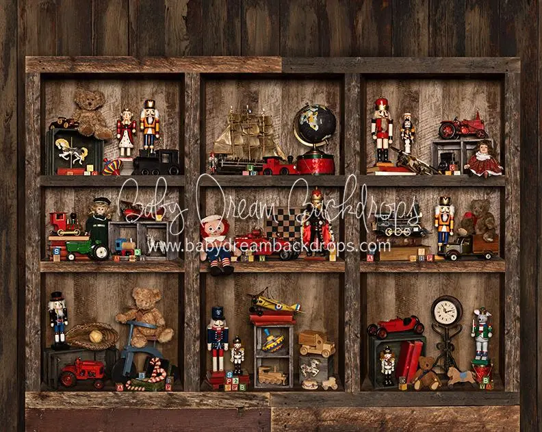 X Drop Claus Corner Toy Shelves 1