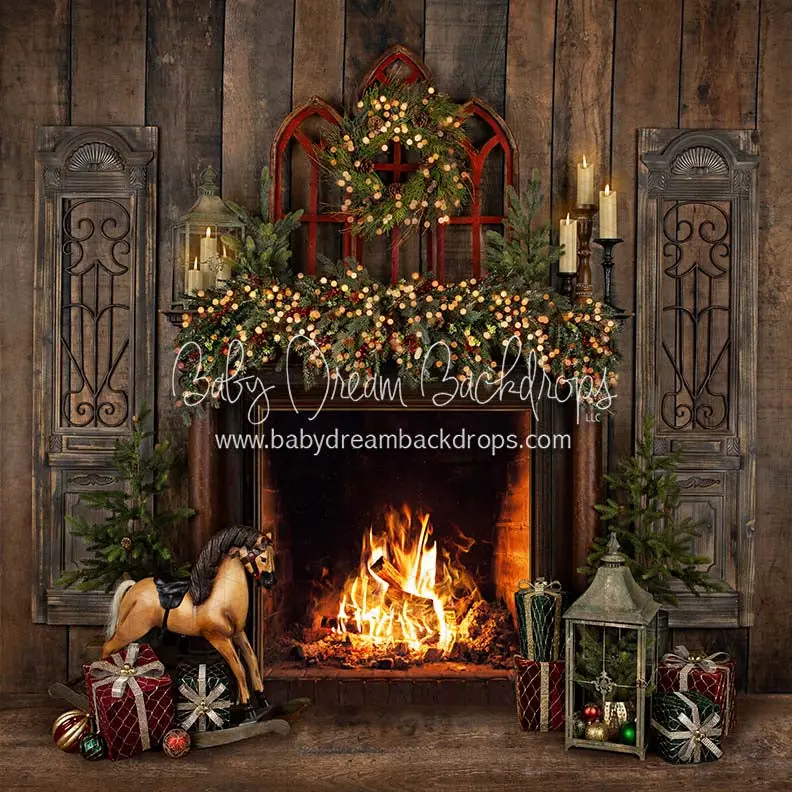 X Drop Comfort And Joy Mantel Lights 1