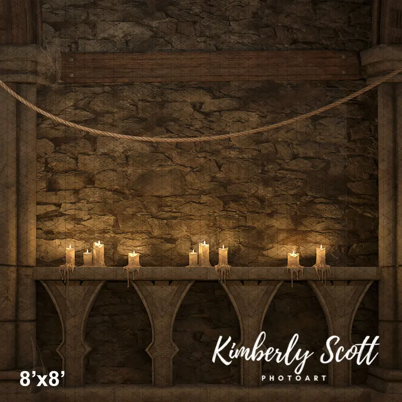X Drop Dungeon Manor Crypt Left Wall 1