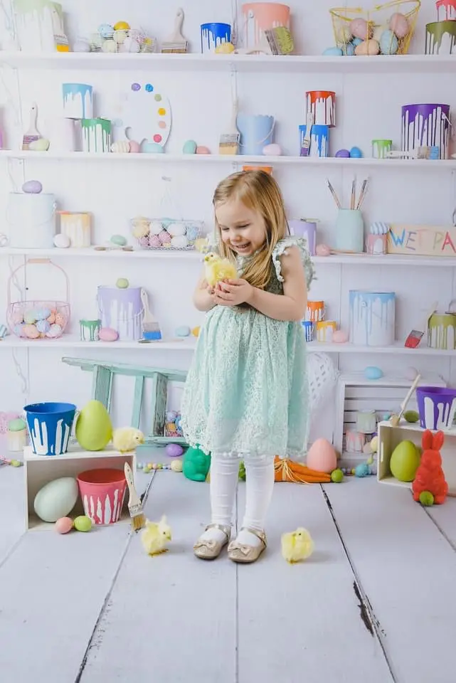 X Drop Egg Painting Shelf 1