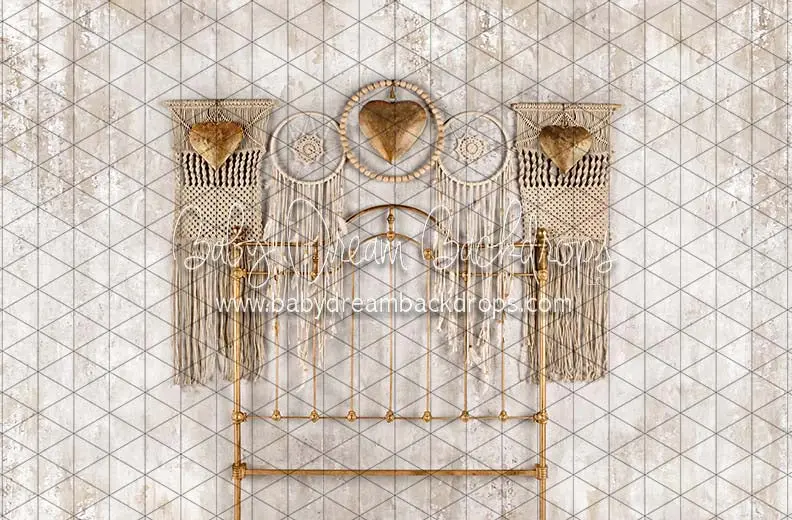 X Drop Golden Dream Full Headboard 1