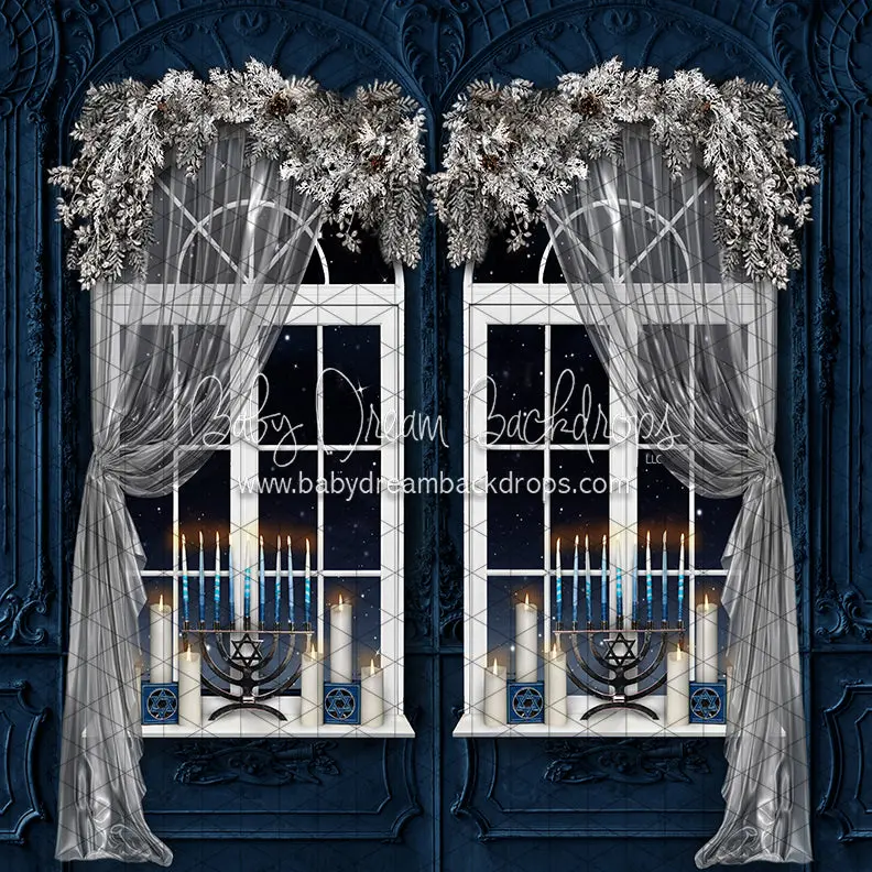 X Drop Hannukkah Home Windows Ja 1