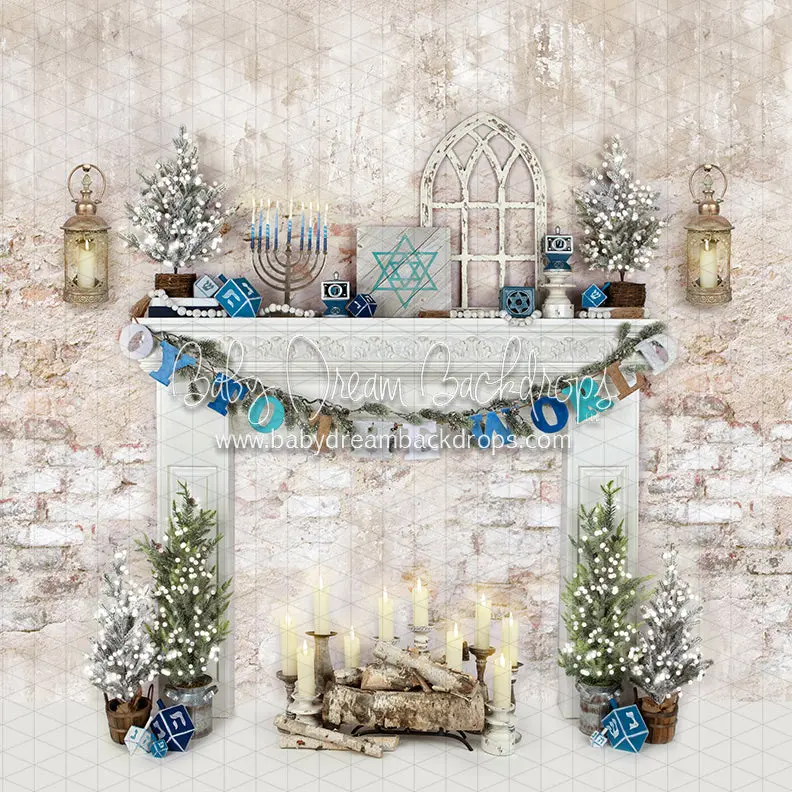 X Drop Oy To The World Mantel Lights 1