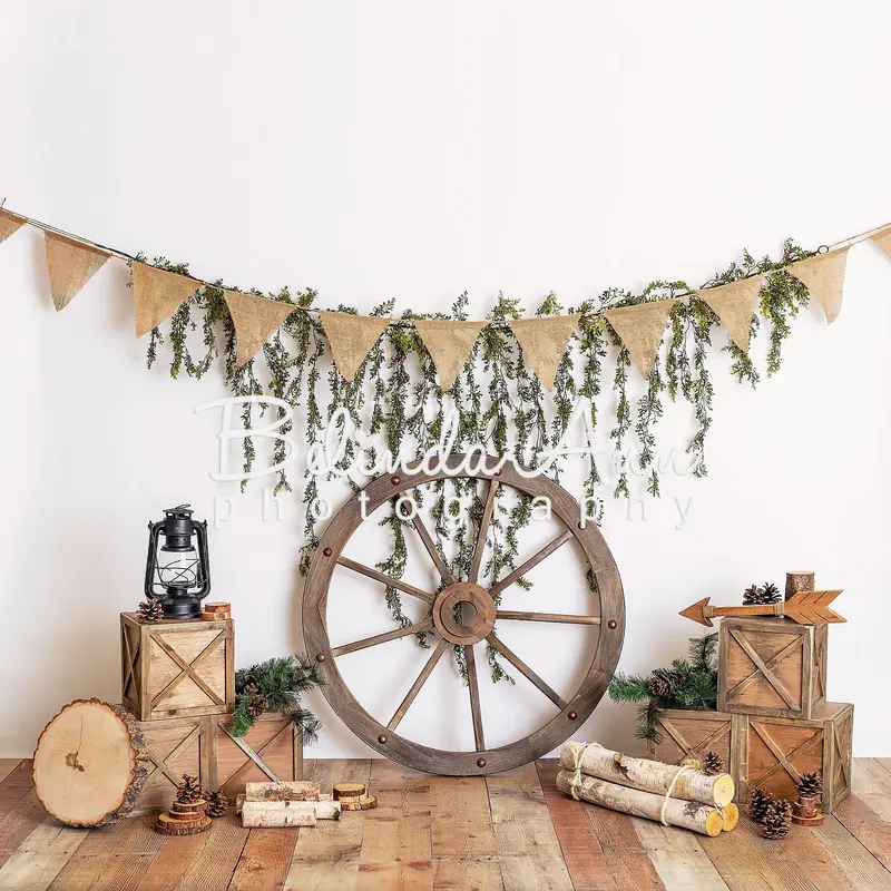 X Drop Rustic Wagon Wheel 1