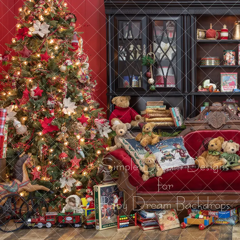 X Drop Santas Office Tree 1