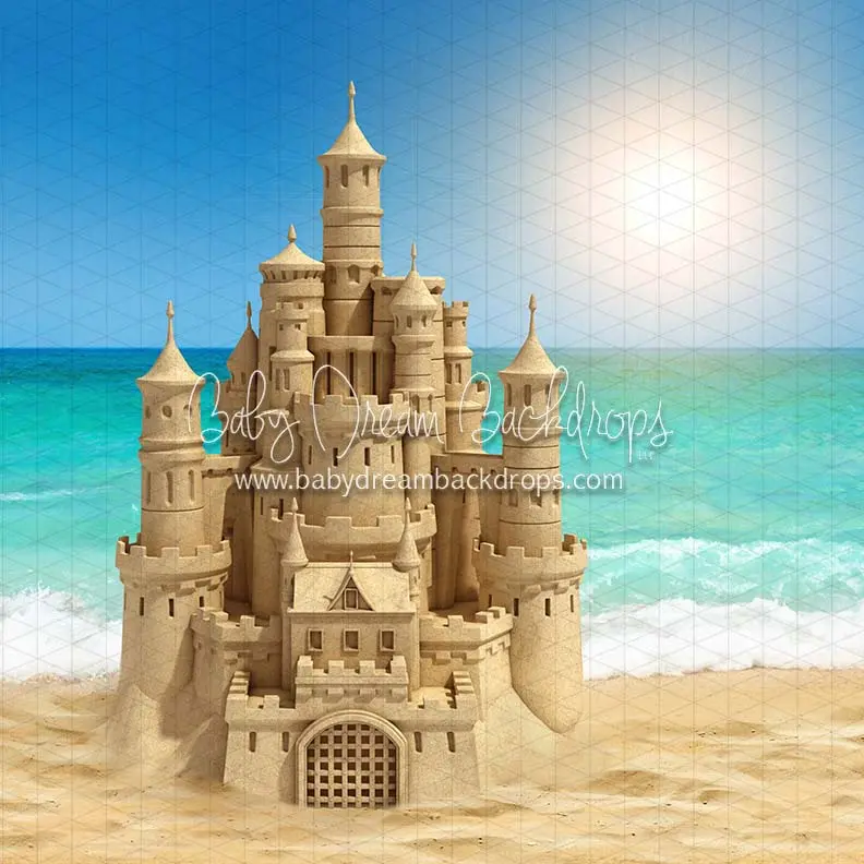 X Drop Simple Large Sand Castle 1