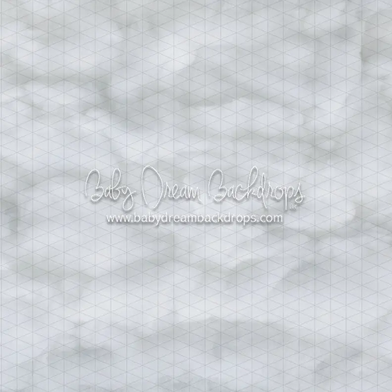 X Drop Snow Fluff Fabric Drop 1