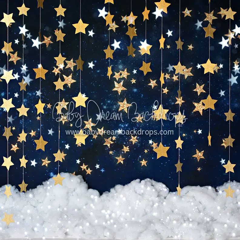 X Drop Stacked Stars Blue And Gold 1