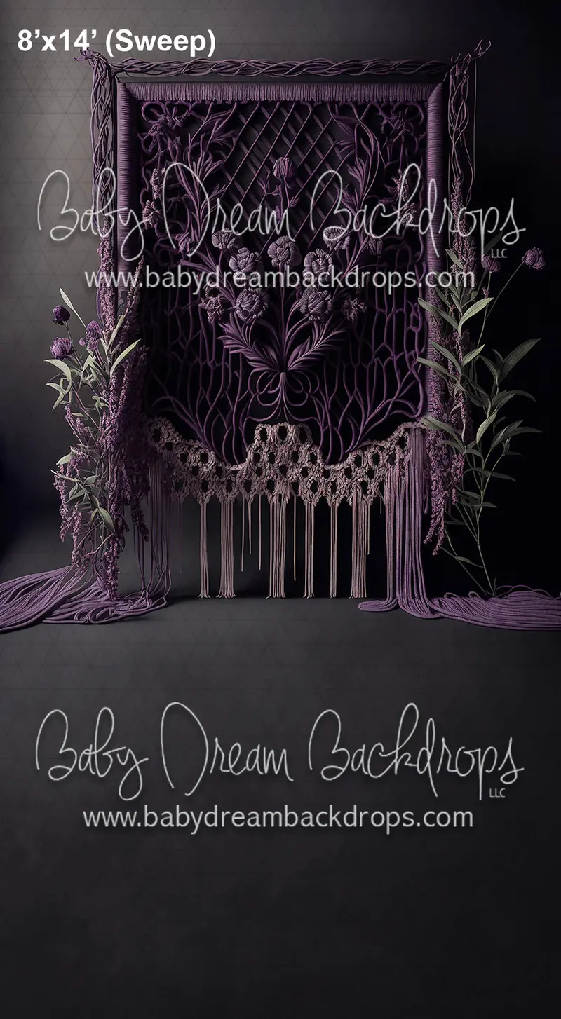X Drop Sweeps Ctandrina Purple Macrame Az 1