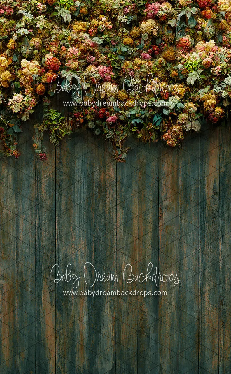 X Drop Sweeps Rustic Wall Of Blooms Ll 1