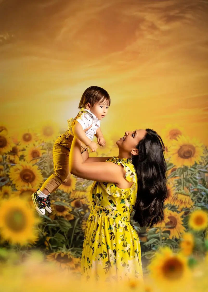 X Drop Sweet Sunflower Field Cc 1