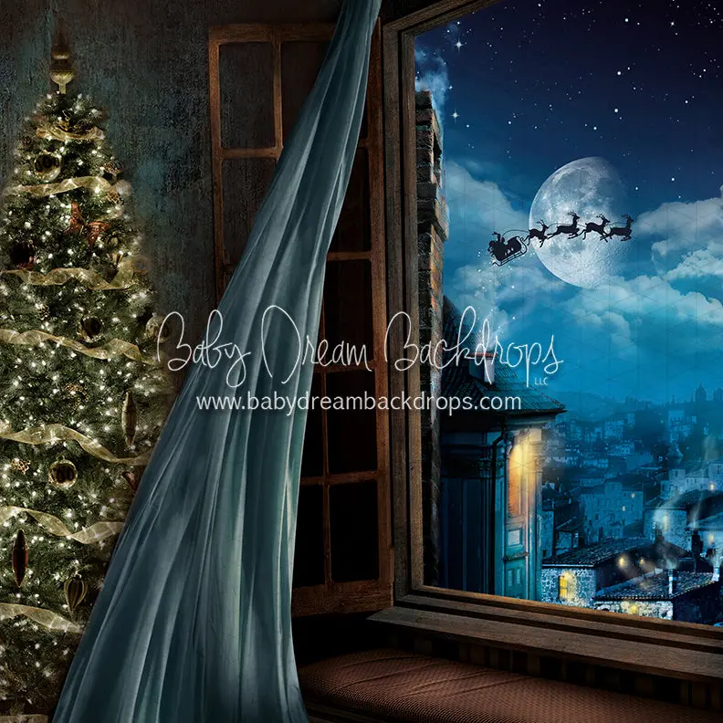 X Drop Waiting On Christmas Santa No Snow 1