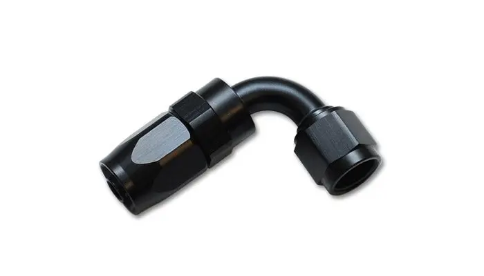 21912 Vibrant Performance 90° -12An Aluminum Hose Fitting – Black Anodized 6061 Alloy 1