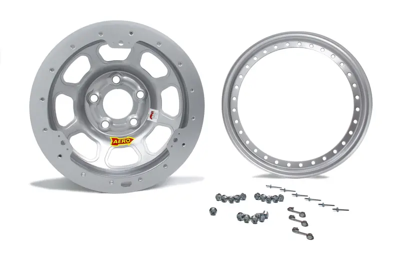 Aero Race 53-084720S 15X8 Inch Silver Alloy Wheel – 2" Backspace, 4.75" Bs 1