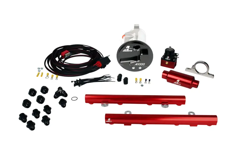 Aeromotive Stealth A1000 Fuel System For 2005–2009 Mustang Gt – Includes 5.0L 4-Valve Fuel Rails 1