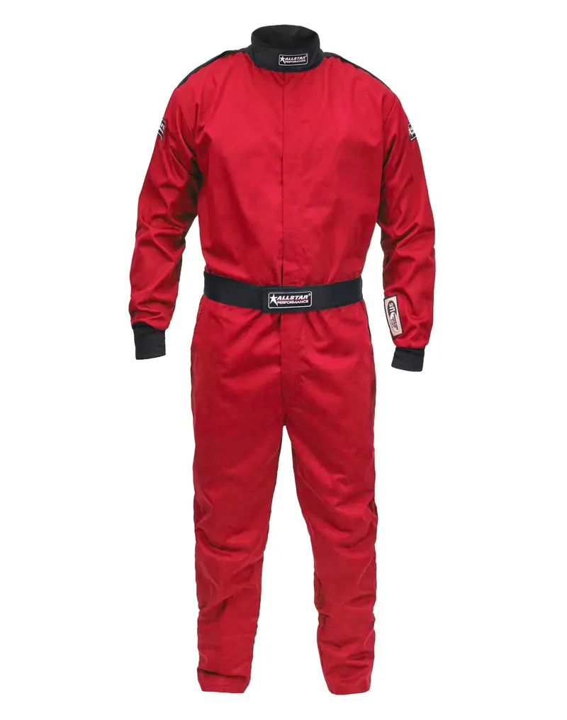 Allstar Performance 931074 Sfi 3.2A/1 Flame-Resistant Driving Suit – Red, Large 1