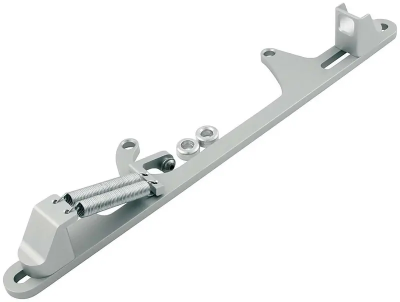 Allstar Performance Gm Throttle Bracket – Clear-Anodized 4500-Series Carburetor Mount 1