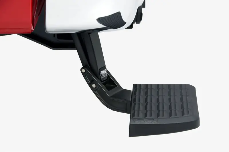 Amp Research 75313-01A Bedstep® – Retractable Rear Bumper Step, Black Powder-Coated Steel 1