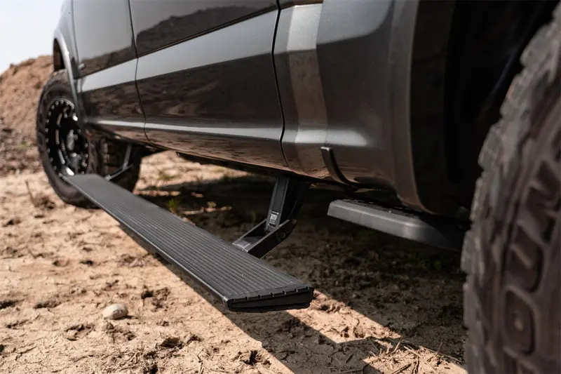 Amp Research Powerstep Xtreme Running Board – Black, Plug-And-Play, Oem-Style Illumination 1