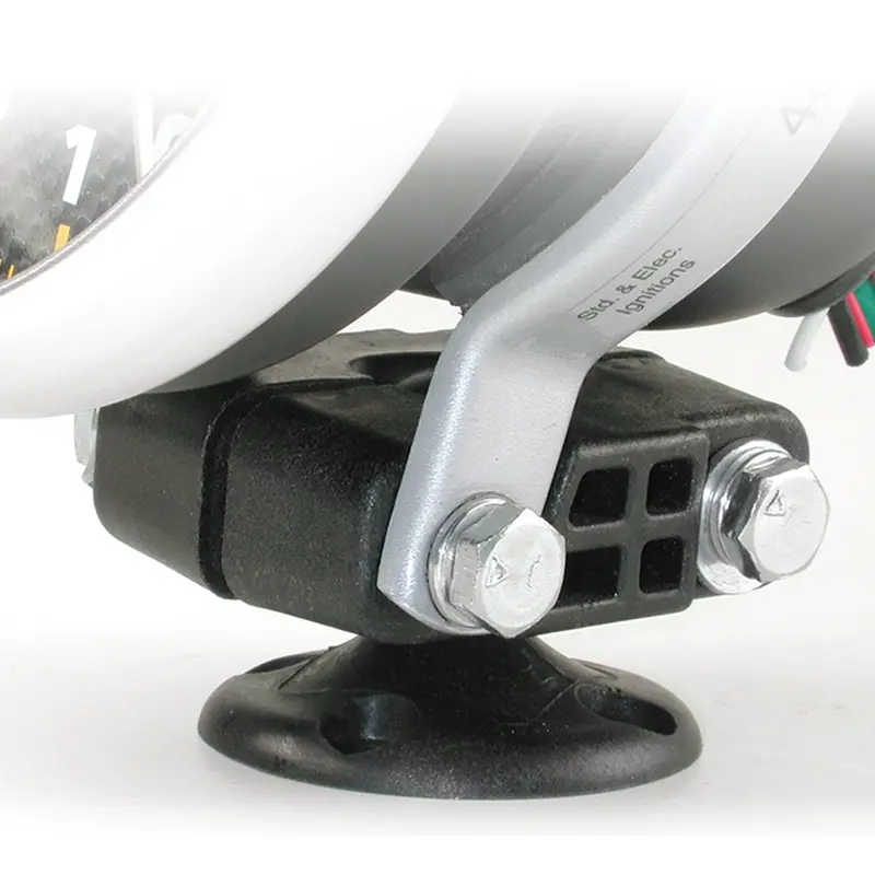Autometer 48011 Roll-Pod Pedestal Mount – Fits 5-Inch Tachometers, Sleek Black Finish 1