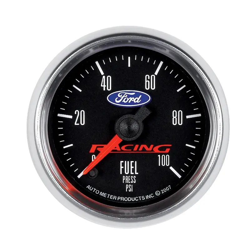 Autometer 880080 Ford Racing Fuel Pressure Gauge – 2-1/16", 0–100 Psi, Digital Stepper Motor 1