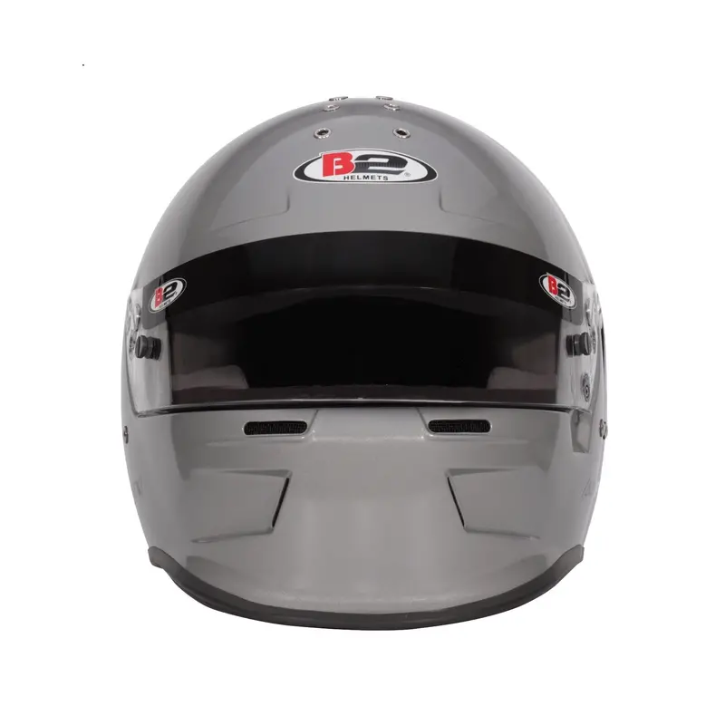 B2 Apex Sa20-Certified Helmet – Silver Metallic, Large (60–61 Cm) 1