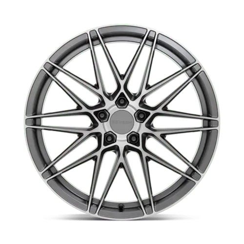 Beyern Bedmn 20X10 Inch Wheel: 5X112 Bolt Pattern, Matte Gunmetal, Brushed Face, +39Mm Offset 1