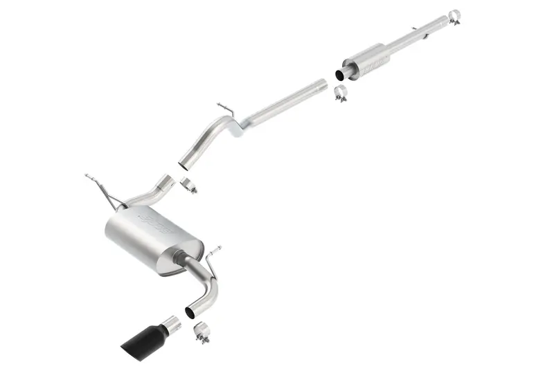 Borla 140461Bc Touring Cat-Back Exhaust System For Enhanced Sound And Flow 1