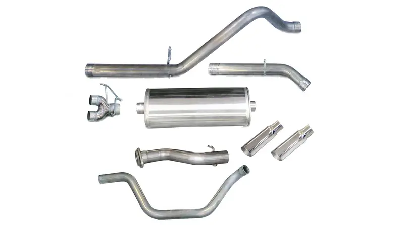 Corsa Performance Cat-Back Exhaust System — 3-Inch Dual Exit With Polished 4-Inch Tips (24516) 1