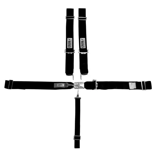 Crow Safety Gear 5-Point Harness With Pull-Down Latch – Small Size, Black Finish 1