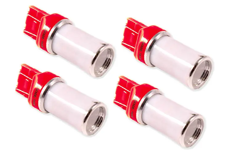 Diode Dynamics Hp48 Led Bulb Set – Red 7443 Replacement, 4-Pack, High-Output Lighting 1