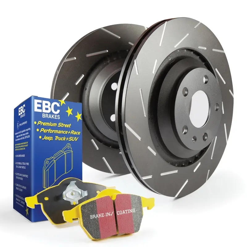 Ebc Brakes S9Kf1751 Yellowstuff Brake Pad & Usr Rotor Kit – Front Axle Performance Set 1