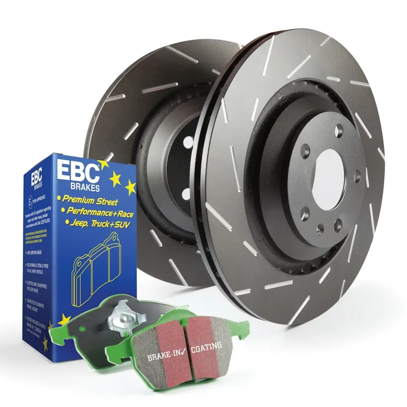Ebc Greenstuff 2000 Brake Kit – S2Kr2383 With Usr Rotors For Daily Driving 1