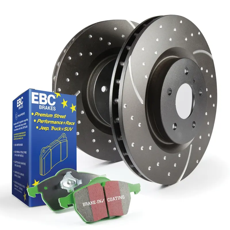 Ebc Greenstuff 2000 Brake Kit With Gd Rotors – High-Friction Street & Track Package 1