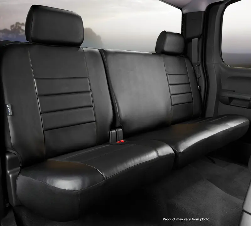 Fia Sl60 Series Rear Seat Cover – Black Leatherette, Custom-Fit For Select Vehicles 1