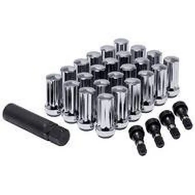 Fuel 1001-81Flrt Gloss Black Billet Lug Cap Set – 5/6 Lug Fitment 1