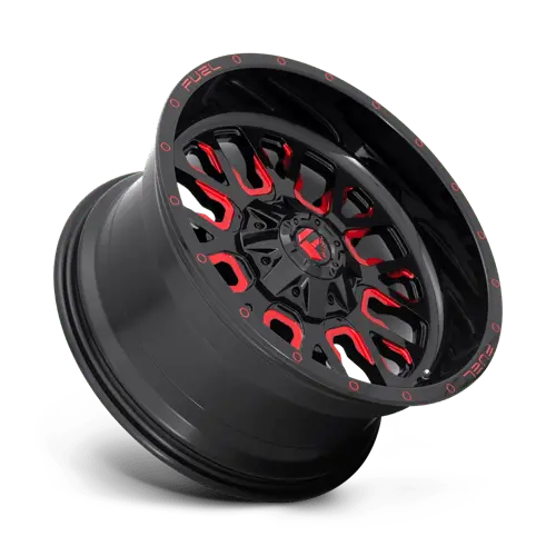 Fuel D612 Alloy Wheel – 20X9", 5X4.5"/5X5", Gloss Black With Machined Face 1