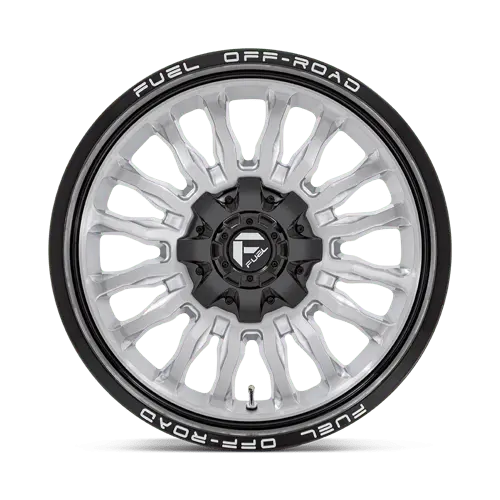 Fuel D79820908250 20X9 Inch Wheel: 8X6.5 Bolt Circle, Silver Brushed Black Lip, 1Mm Offset 1