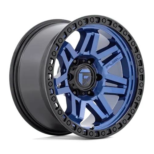 Fuel D81317907545 Alloy Wheel – 17X9", 5X5", Dark Blue With Black Ring, -12Mm Offset 1