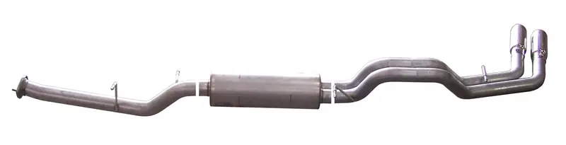 Gibson 65630 Dual Exhaust Cat-Back System – Stainless Steel Sport Design 1