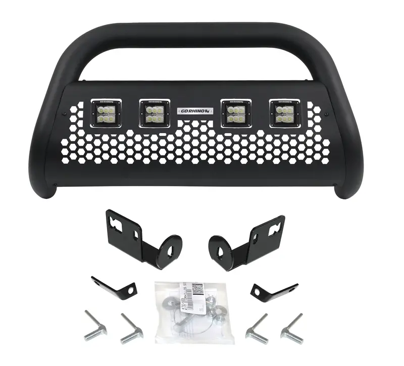Go Rhino 55864Lt Defensa Rc2 Lr4 Dual Rear Wheel Guard System – Includes 2 Dual-Wheel Kits & Mounting Hardware 1