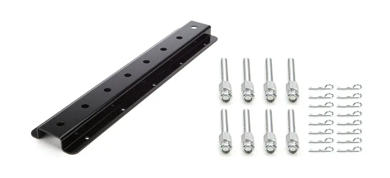 Hepfner Racing Double Shock Rack Wall Mounts – 20-Inch Black Bracket Set 1