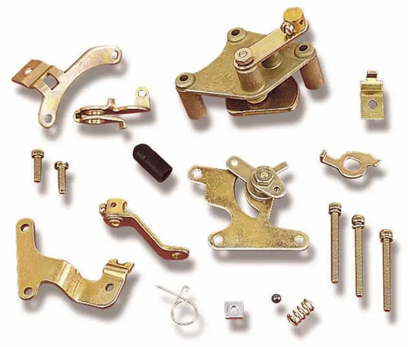 Holley 45-225 Manual Choke Conversion Kit; Incl. Mounting Hardware; Standard Finish; 1