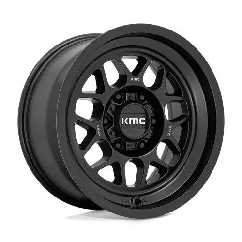 Kmc Km725 17X8.5 Matte Black Off-Road Wheel With 6X135 Bolt Pattern 1