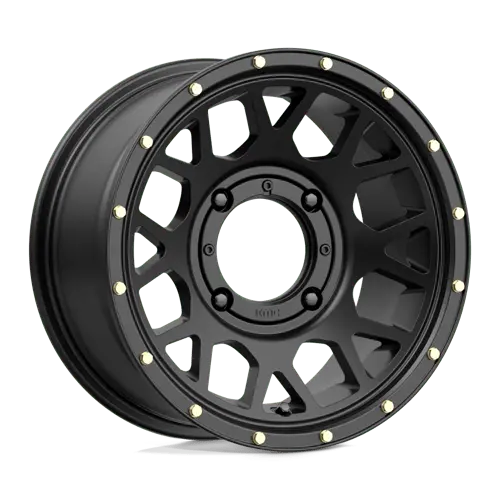 Kmc Ks135 Off-Road Wheel – 14X7, 4X137 Bolt Pattern, Gloss Black, +10Mm Offset 1