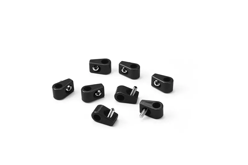 Lokar 10-188-11 Black T-Clamp Set – 3/16" Size, 8-Piece Pack For Universal Hose Applications 1